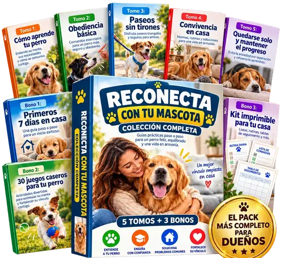 Colección Reconecta con tu mascota: 5 tomos y 3 bonos